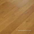 Plancher de parquet en bois massif imperméable en intérieur